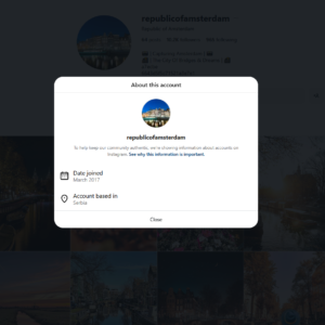 9-Year Aged Instagram Account (2017) with 10.1K+ Followers | Amsterdam & Nature Niche | Monetized via Shoutouts
